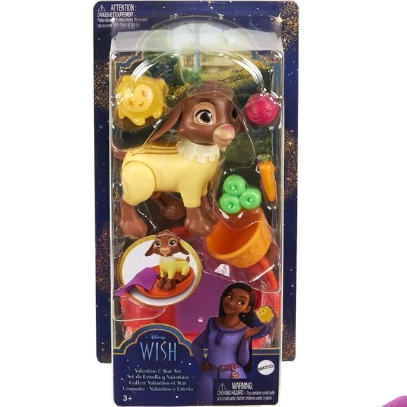 Disney Wish Valentino & Star Set with 2 Figures & 6 Accessories NEW in Box. - Picture 1 of 5